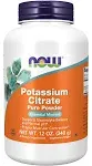 NOW Foods, Potassium Citrate Pure Powder, 12 oz (340 g)