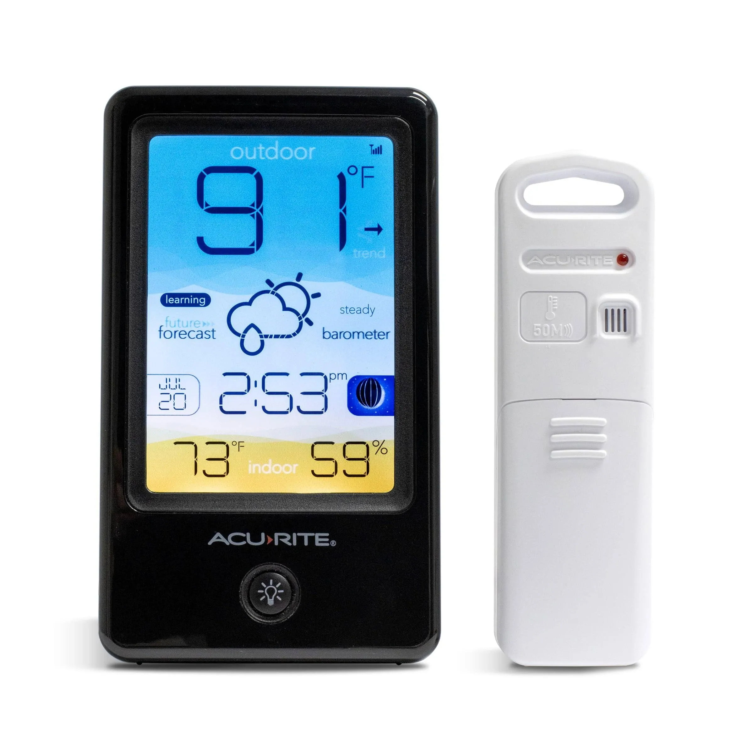 Acurite Vertical Color Weather Station with Hyperlocal Forecast, Indoor/Outdoor ...