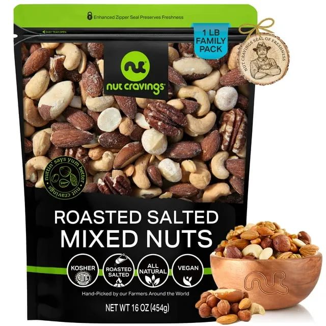 NUTS U.S. – Mixed Nuts In Shell (Almonds, Walnuts, Hazelnuts, Pecans, Brazil Nuts) | No Added Colors and No Artificial Flavors | Fresh Buttery Taste and Raw |Packed In Resealable Bags!!! (6 LBS)