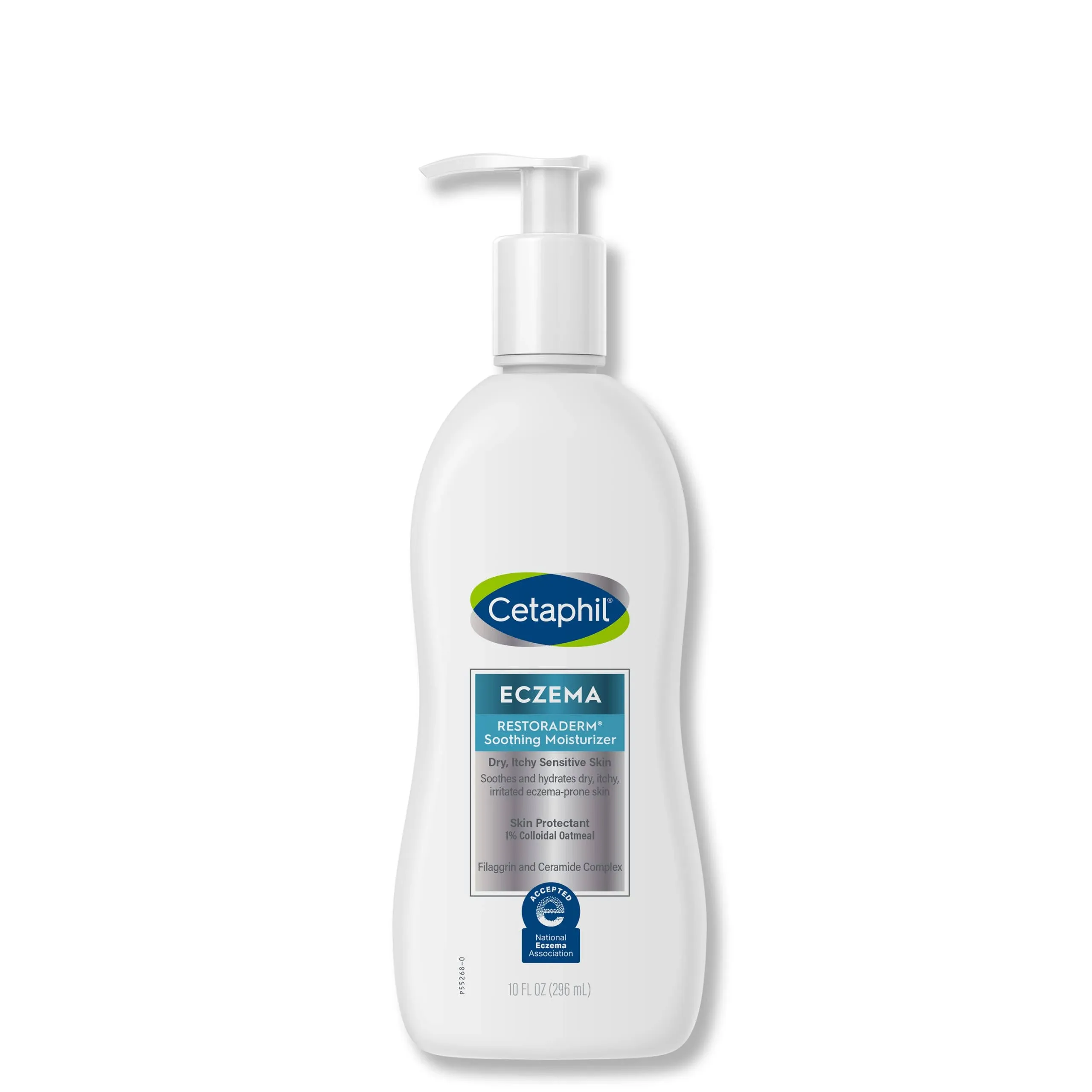 Cetaphil, Eczema, Restoraderm Soothing Moisturizer, Fragrance Free, 10 fl oz (296 ml)