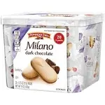 Pepperidge Farm Milano Cookies, Dark Chocolate, 20 Packs, 2 Cookies per Pack