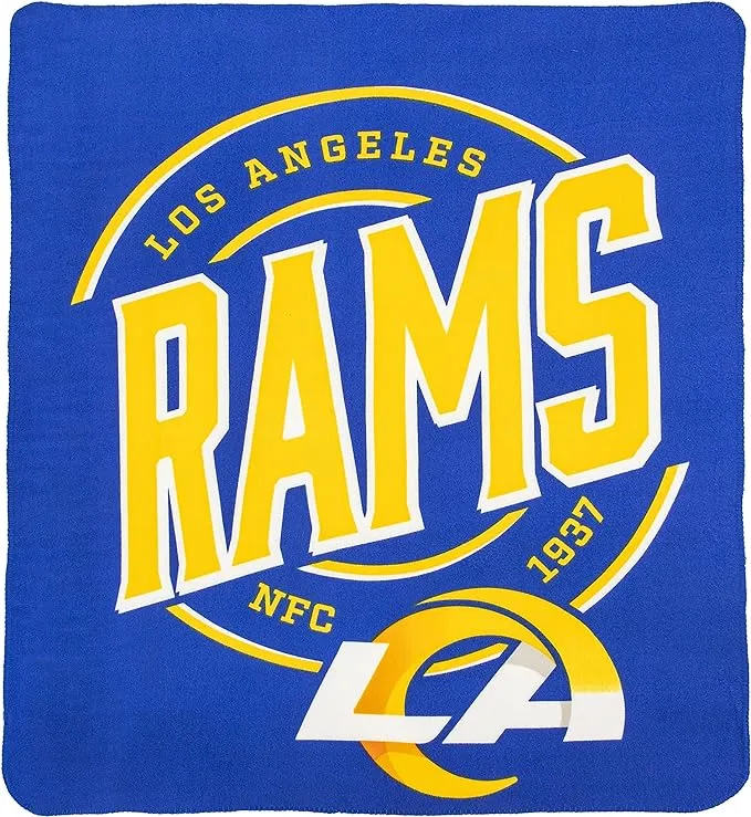 Los Angeles Rams NFL Northwest 50&#034;x60&#034; Campaign Soft Fleece Throw Blanket