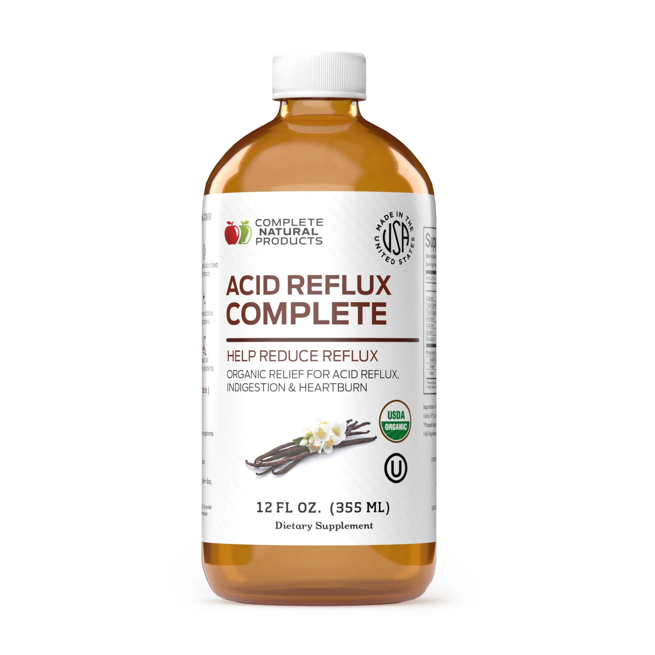 Acid Reflux Complete – Organic Liquid Amish Reflux Medicine | 12oz