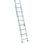 Werner D1216-2 Extension Ladder, Aluminum, 16 ft, II