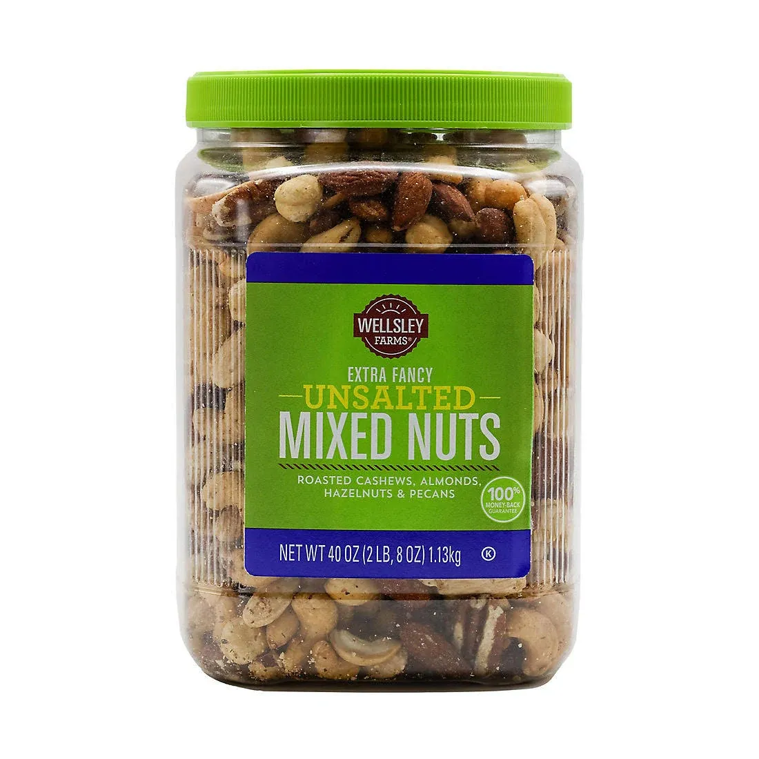 Wellsley Farms Unsalted Mixed Nuts Net Wt (42 Oz),, ()