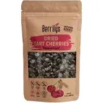 Berrilys Dried Tart Cherries, Unsweetened, 16 oz, Pitted, Non-GMO, Kosher, Unsulfured, Vegan, Sour, No Added Sugar