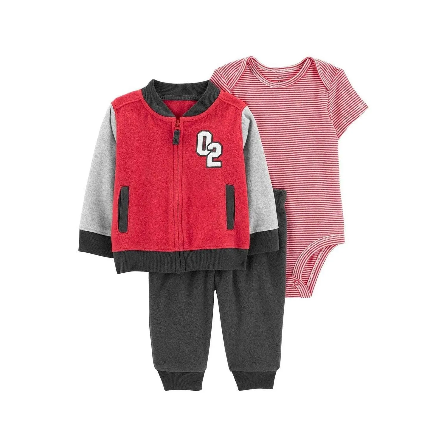 Carter’s Baby 3pc Varsity Little Jacket Set