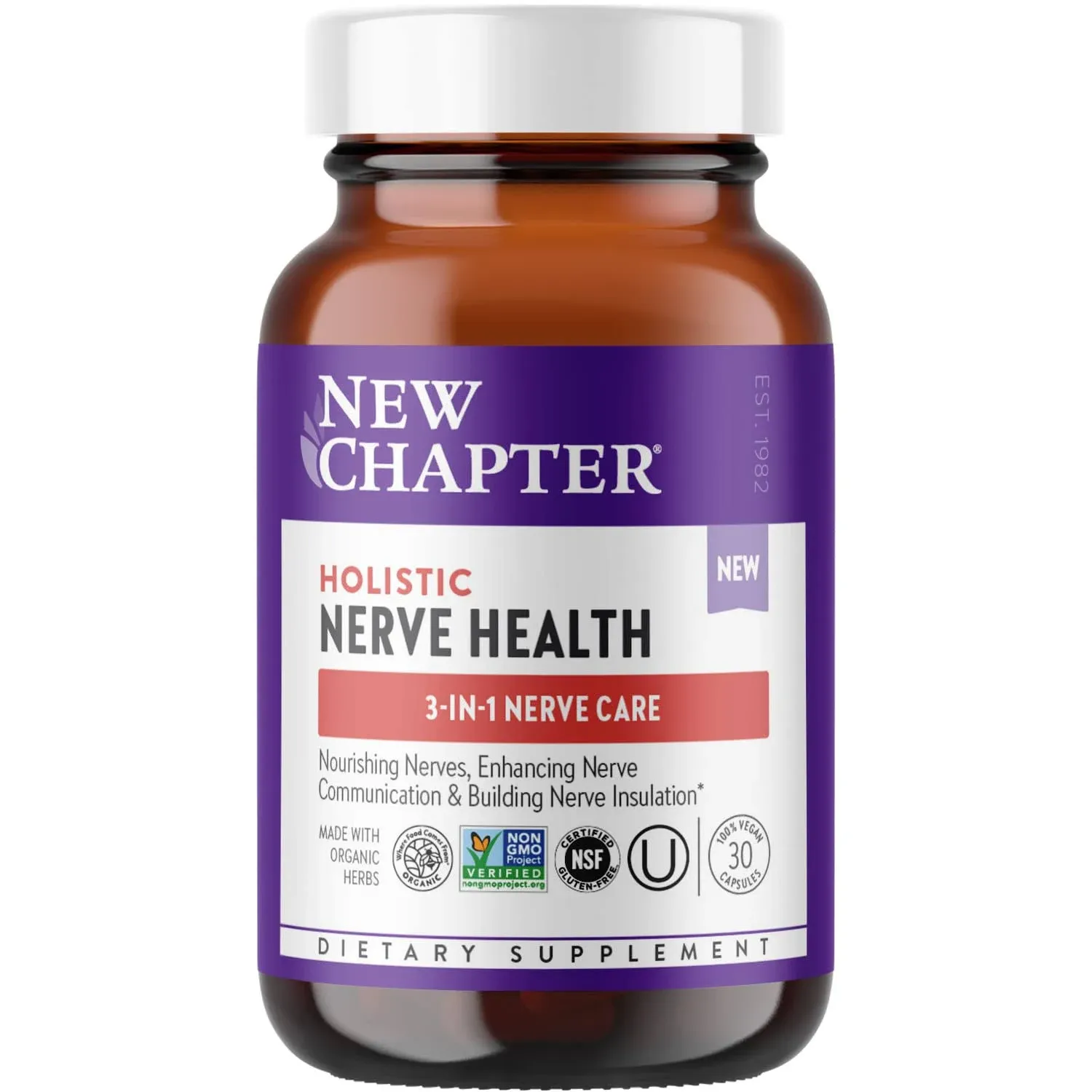 New Chapter Holistic Nerve Health Capsules