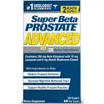 Super Beta Prostate Advanced – Reduce Waking Up at Night to Urinate, Promote Sleep, Support Bladder Emptying. Prostate Supplement for Men with Beta Sitosterol, not Saw Palmetto (120 Caplets, 2- Pack)