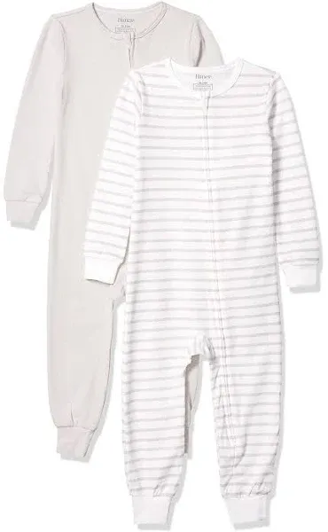 Hanes Ultimate Baby Zippin 2 Pack Sleep and Play Suits