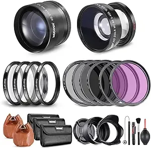 Neewer Filter & Accessory Kit for 58mm-Threaded Lenses