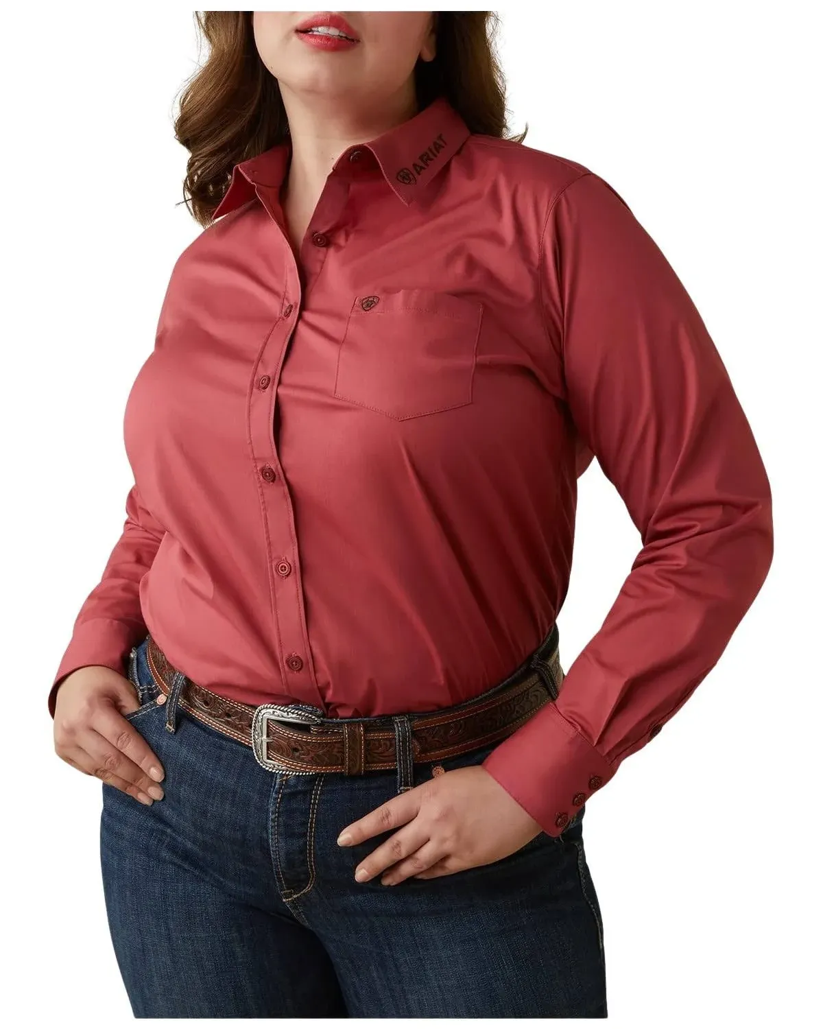 Ariat Ladies Wrinkle Resist Team Kirby Stretch Shirt | HorseLoverZ