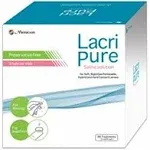 Menicon LacriPure Saline Contact Lens Solution, For Lens Rinse & Insertion, 98 Vials, 5ml