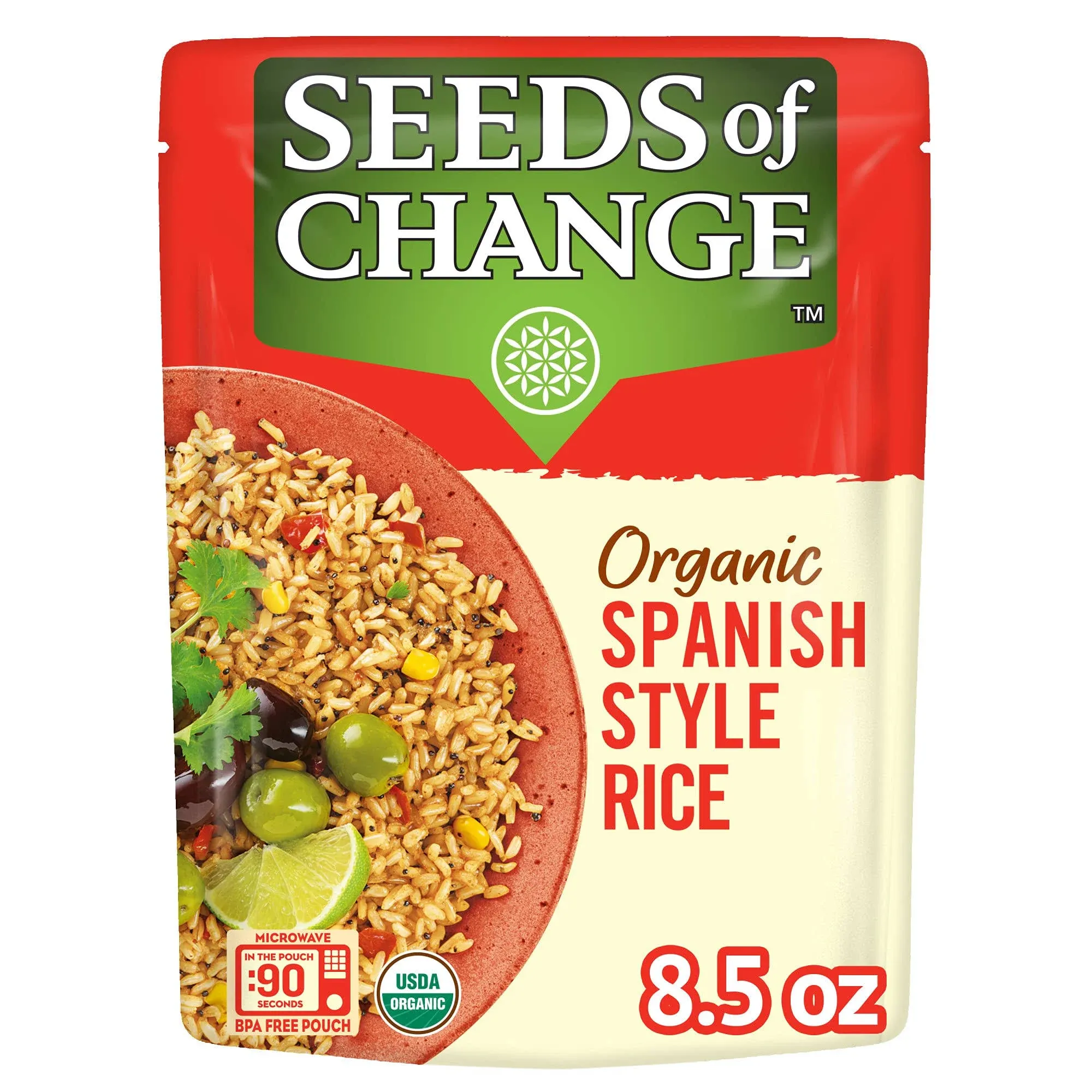 Seeds Of Change Spanish Style Rice, Organic - 8.5 oz