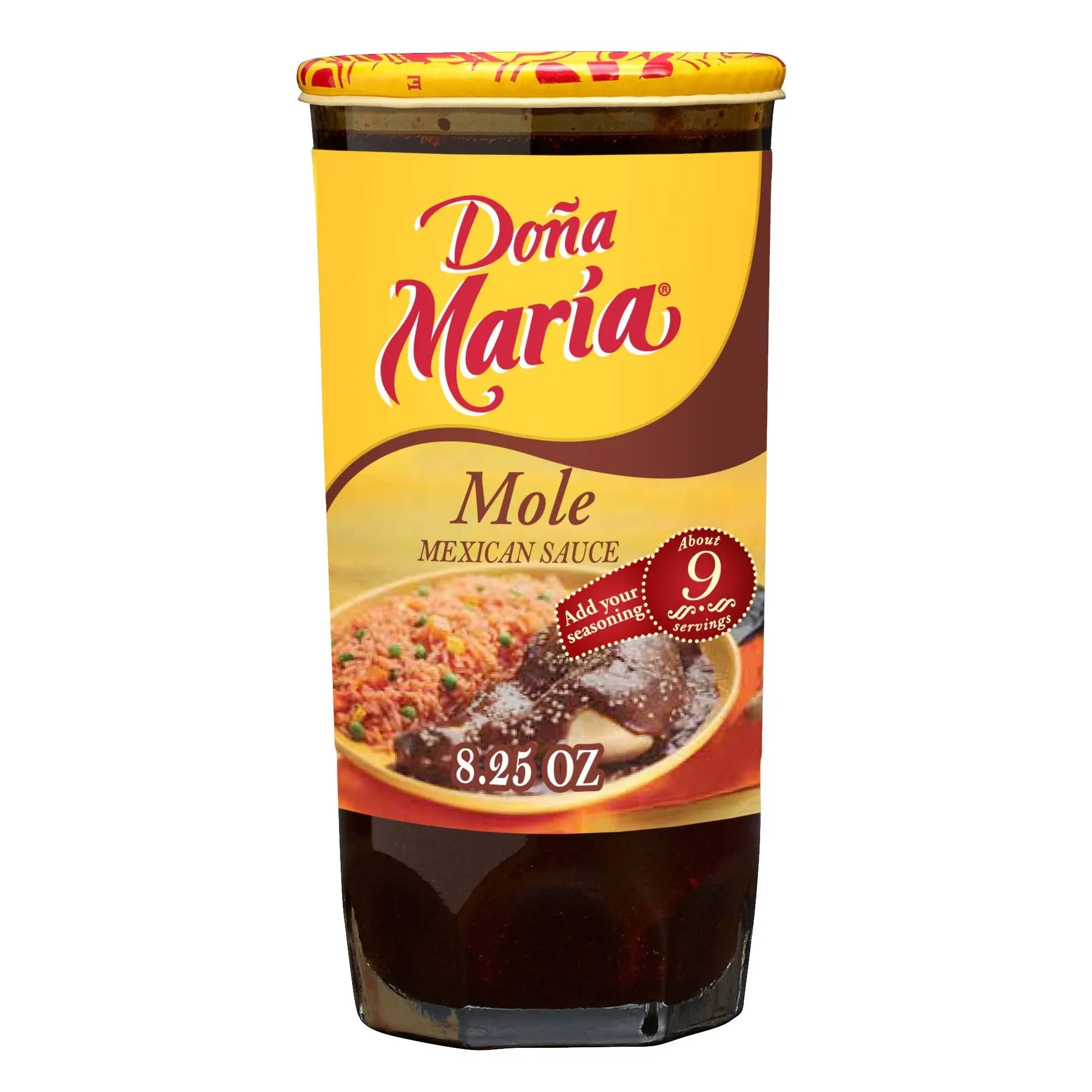 Dona Maria Mole Glass 8.25 Ounce Size - 12 Per Case.