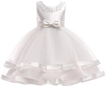 COMISARA 6M-9T Kids Pageant Flower Girl Dress Little Girls Party Wedding Formal Dresses