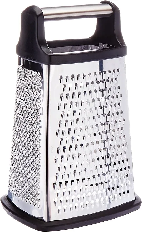 Norpro Stainless Steel Sided Grater with Catcher