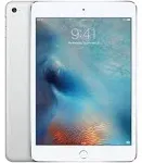 Apple iPad Mini 4, 128GB, Silver - WiFi (Renewed)