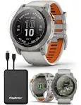 Garmin Fenix 7 Pro Solar Smartwatch - Sapphire, Titanium, Fog Gray