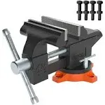 Bentis Bench Vise: 4.5 Inch Width, 3.3 Inch Jaw Opening, 240 Degree Swivel Base, Anvil Support, Heavy Duty Cast Iron Workbench From Ashishishi, $15.22 | DHgate.Com