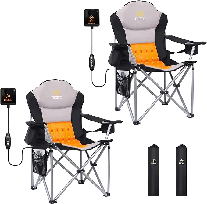 Heated Camping Chair, Heated Chair, Beach Chair, Folding Chair, Extra