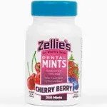 Zellie&#039;s |100% Xylitol Sugar Free Cherry Berry Breath Mints | Non-GMO, Low-Ca...