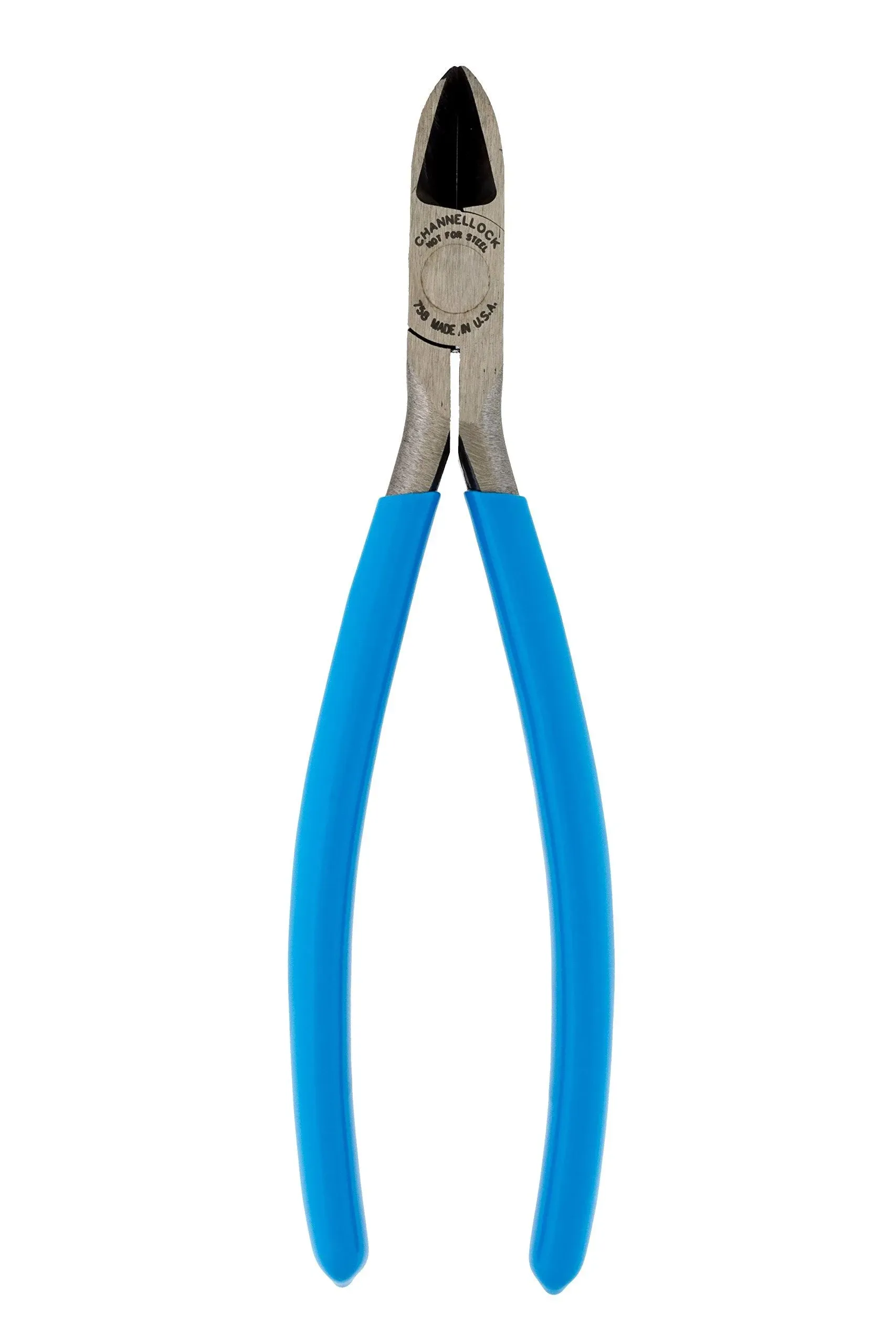 Channellock 758 7.5-Inch Long Reach Diagonal Flush Cutting Plier