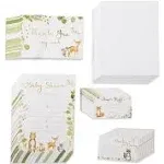 Kate Aspen Woodland Baby Shower Invitation &amp; Thank Bundle (Set of 25) Party