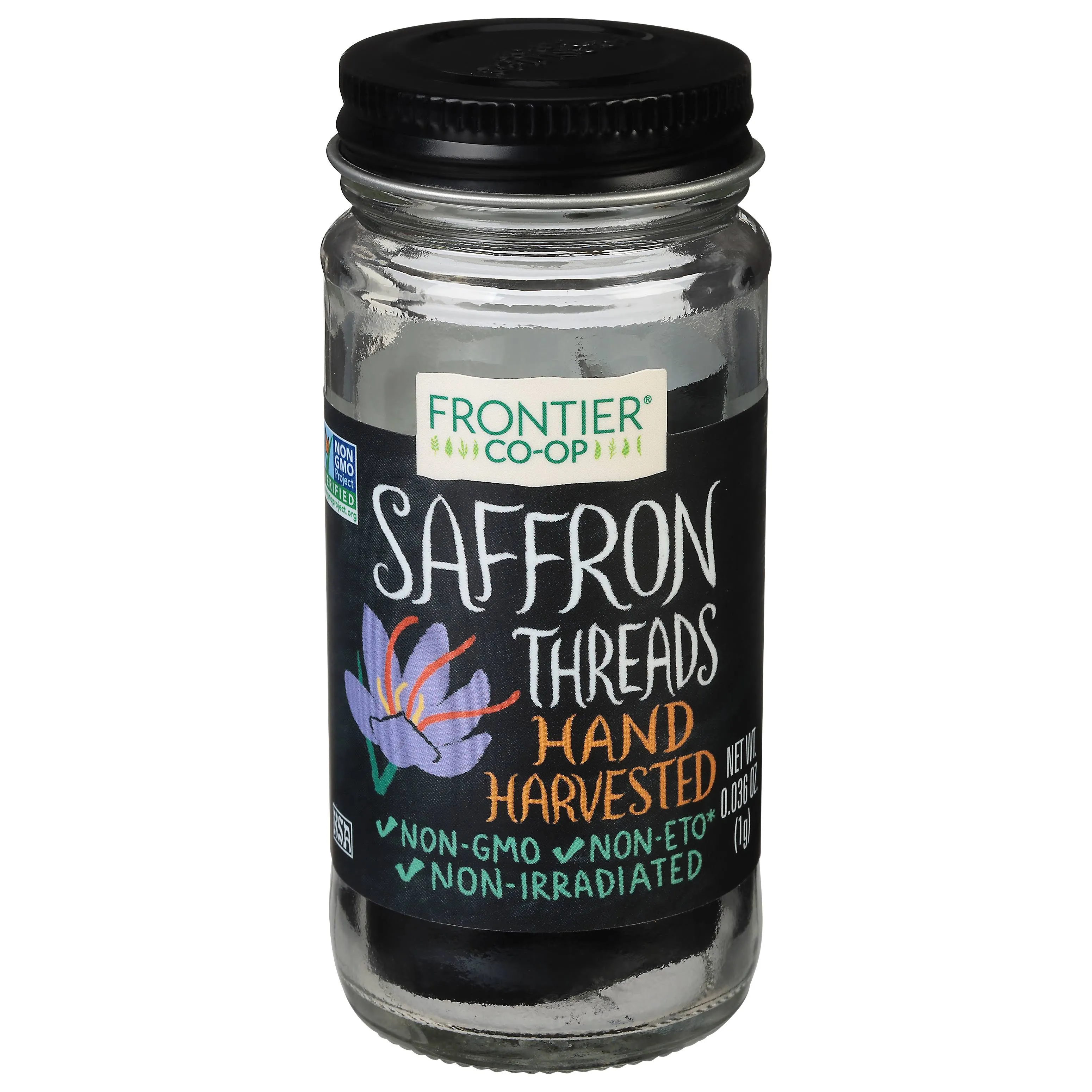 Frontier Saffron, Threads - 0.036 oz