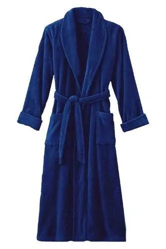 Spa & Resort Royal Blue XXL Terry Bathrobe. Heavy Full Length 51