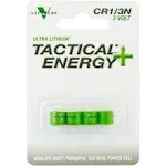 Viridian CR 1/3N Tactical Energy Plus Lithium Batteries, 3 Volt (Bulk Pack of 12)