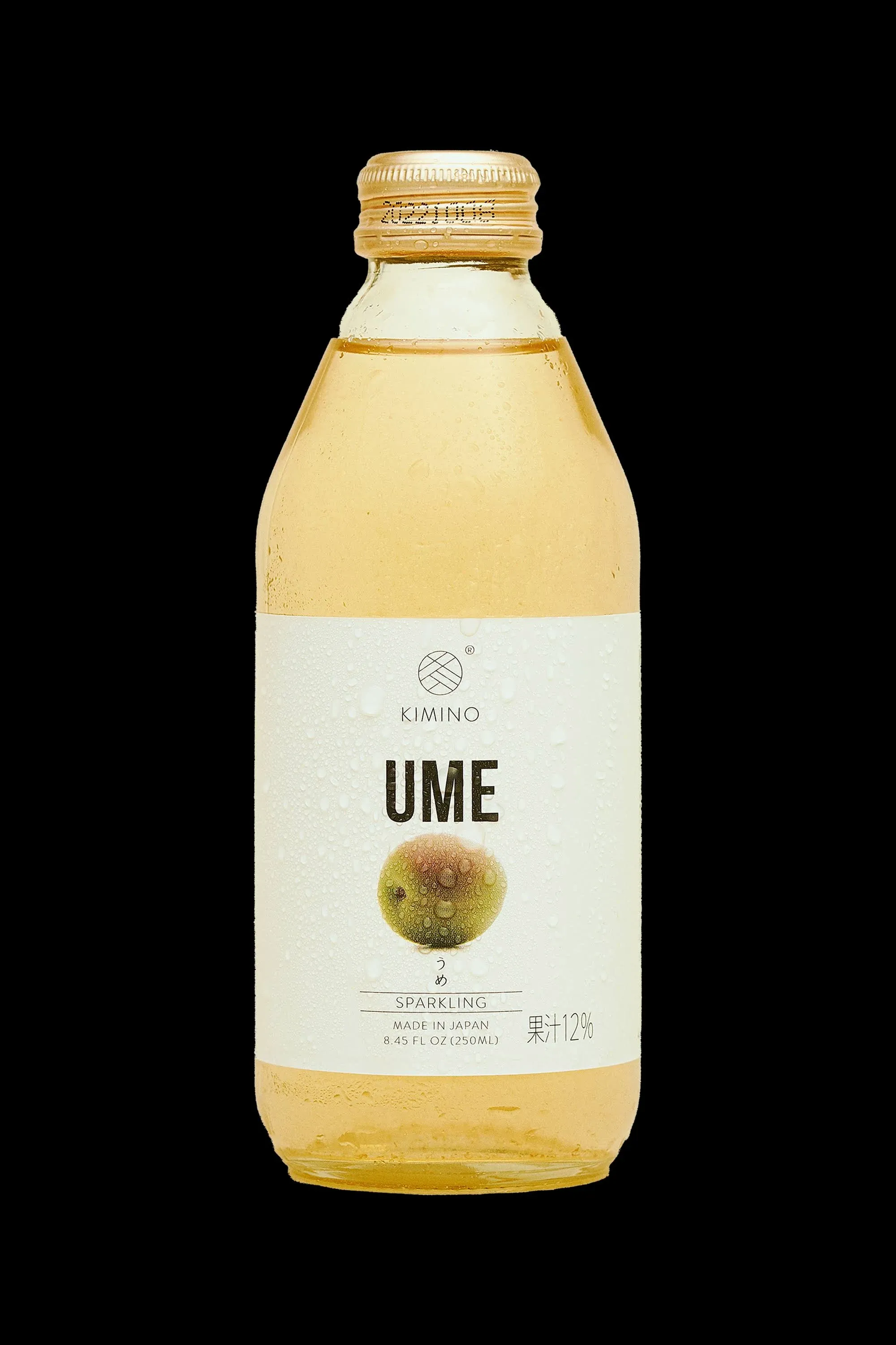 KIMINO DRINKS Sparlking Ume Juice, 8.45 FZ