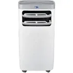 Whynter - 500 Sq. Ft. Portable Air Conditioner and Heater - Platinum/Black