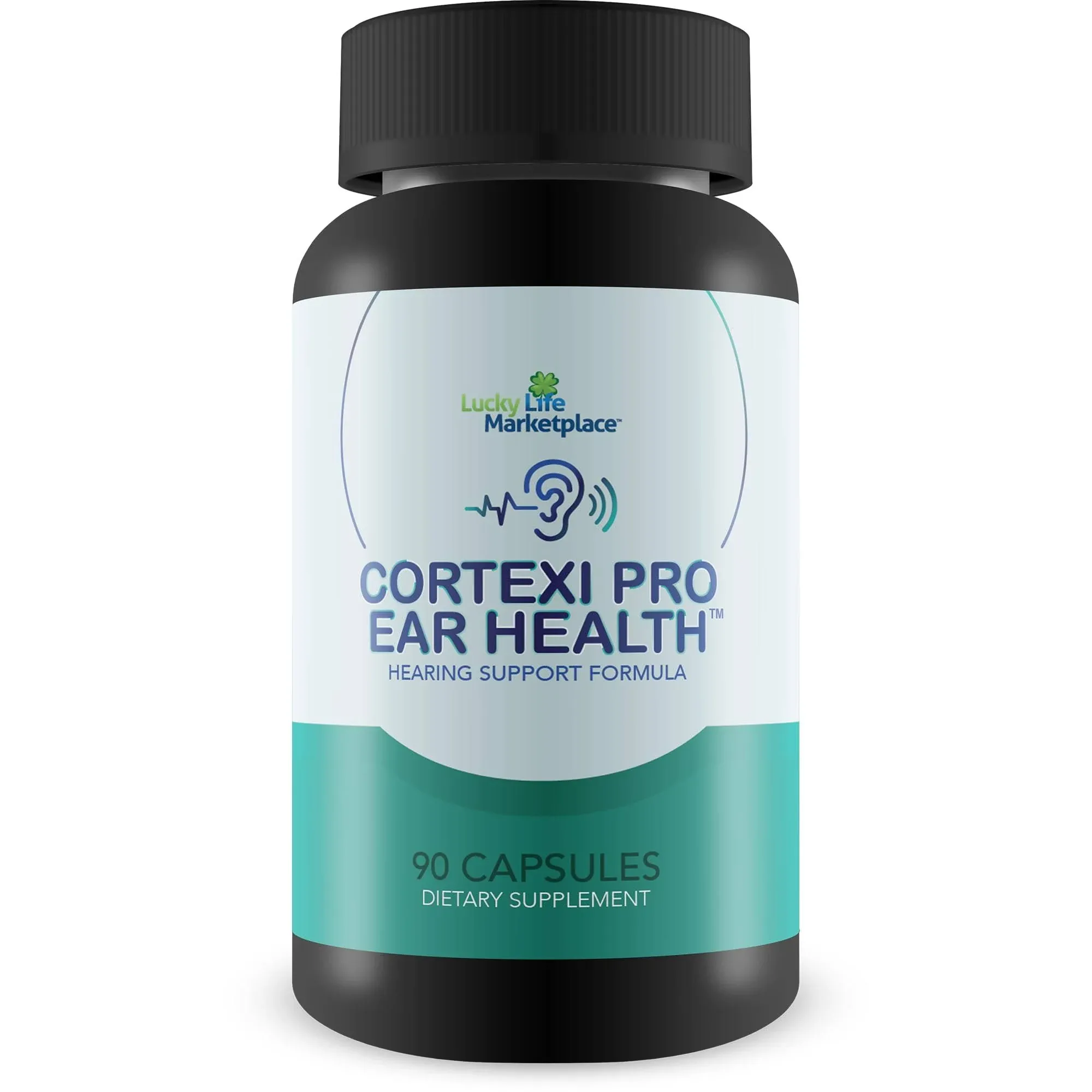 Cortexi Pro Ear Health - Hearing Support Formula with Turmeric, Vitamin C, Zinc