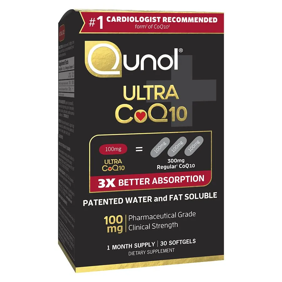 Qunol Ultra 100 mg CoQ10 Dietary Supplement Softgels - 30.0 ea