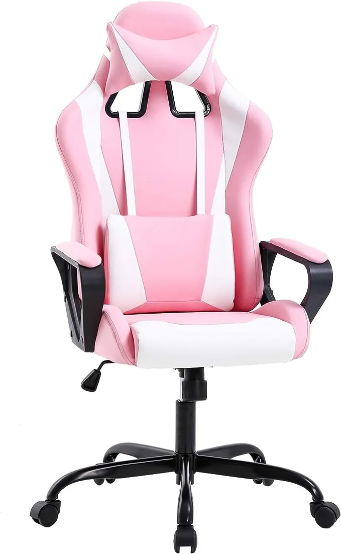 BestOffice Gaming Chair Office Chair Desk Chair Ergonomic Executive Swivel Rolling Computer Chair with Lumbar Support