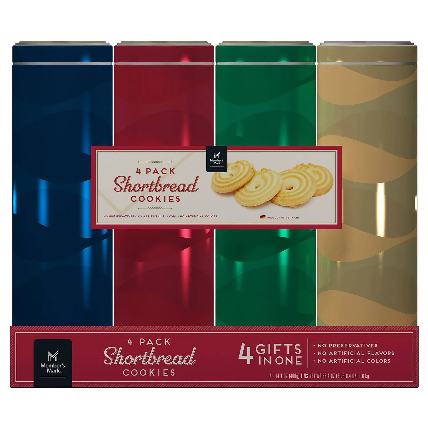 Member's Mark European 4-Pack Shortbread Cookies