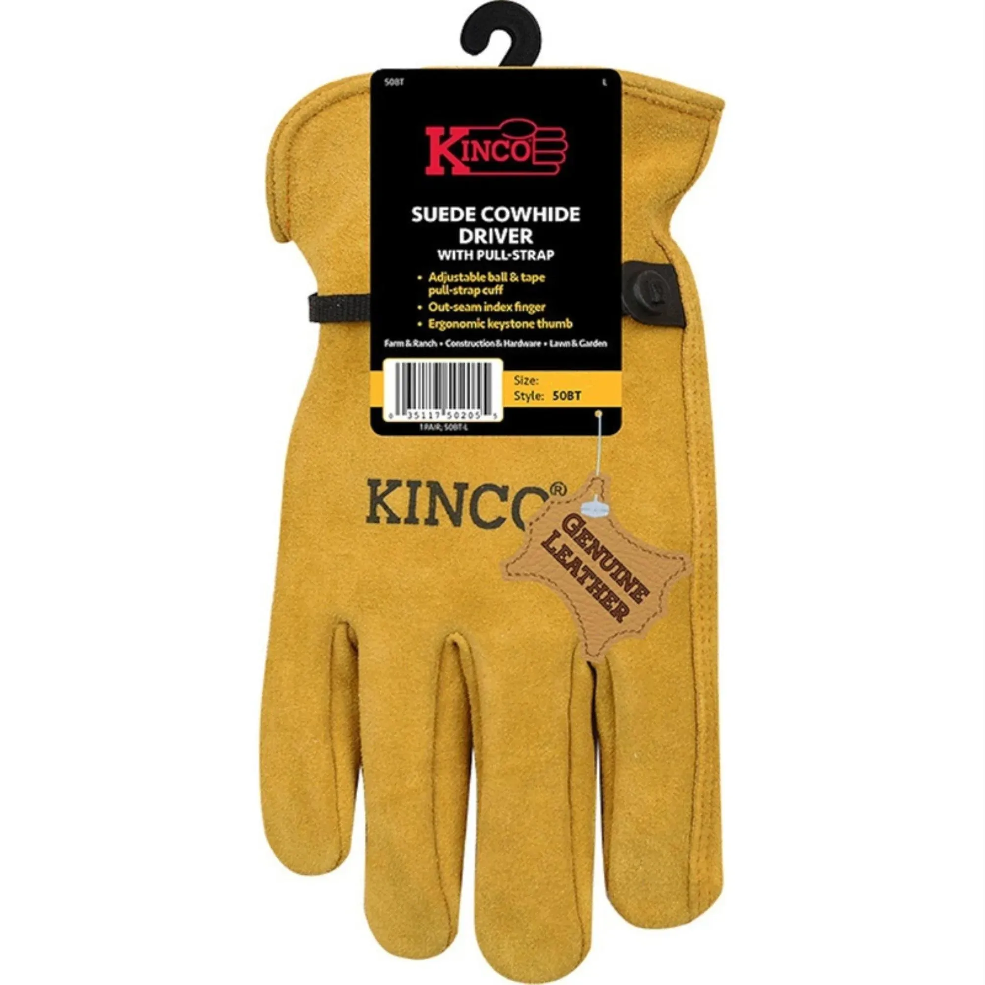 Kinco 50BT Men's Indoor/Outdoor Driver Gloves