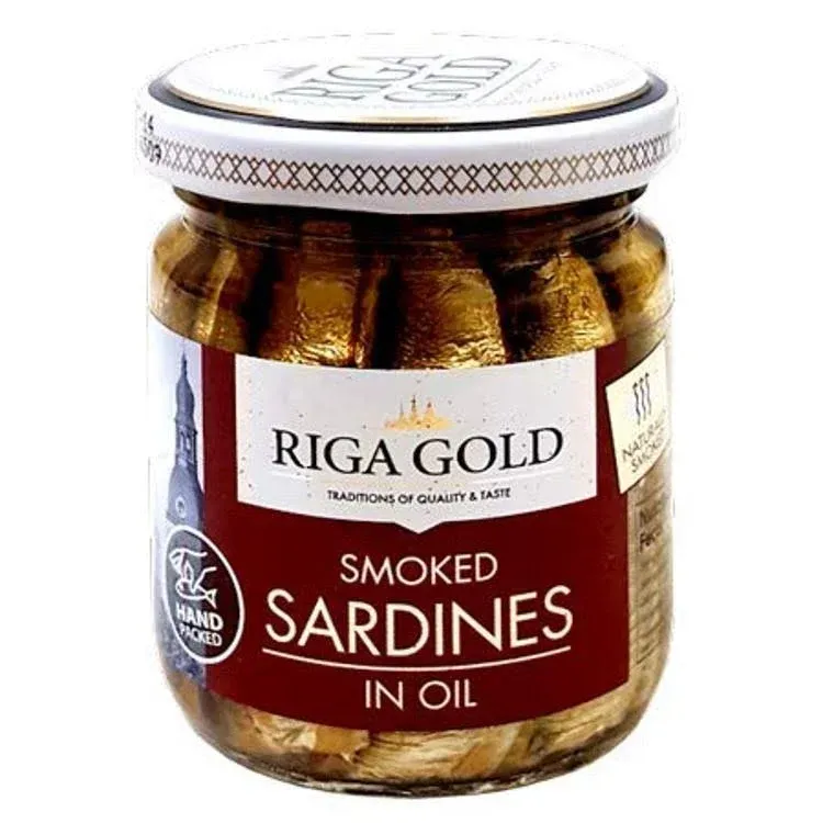 Riga Gold Smoked Sardines in Oil