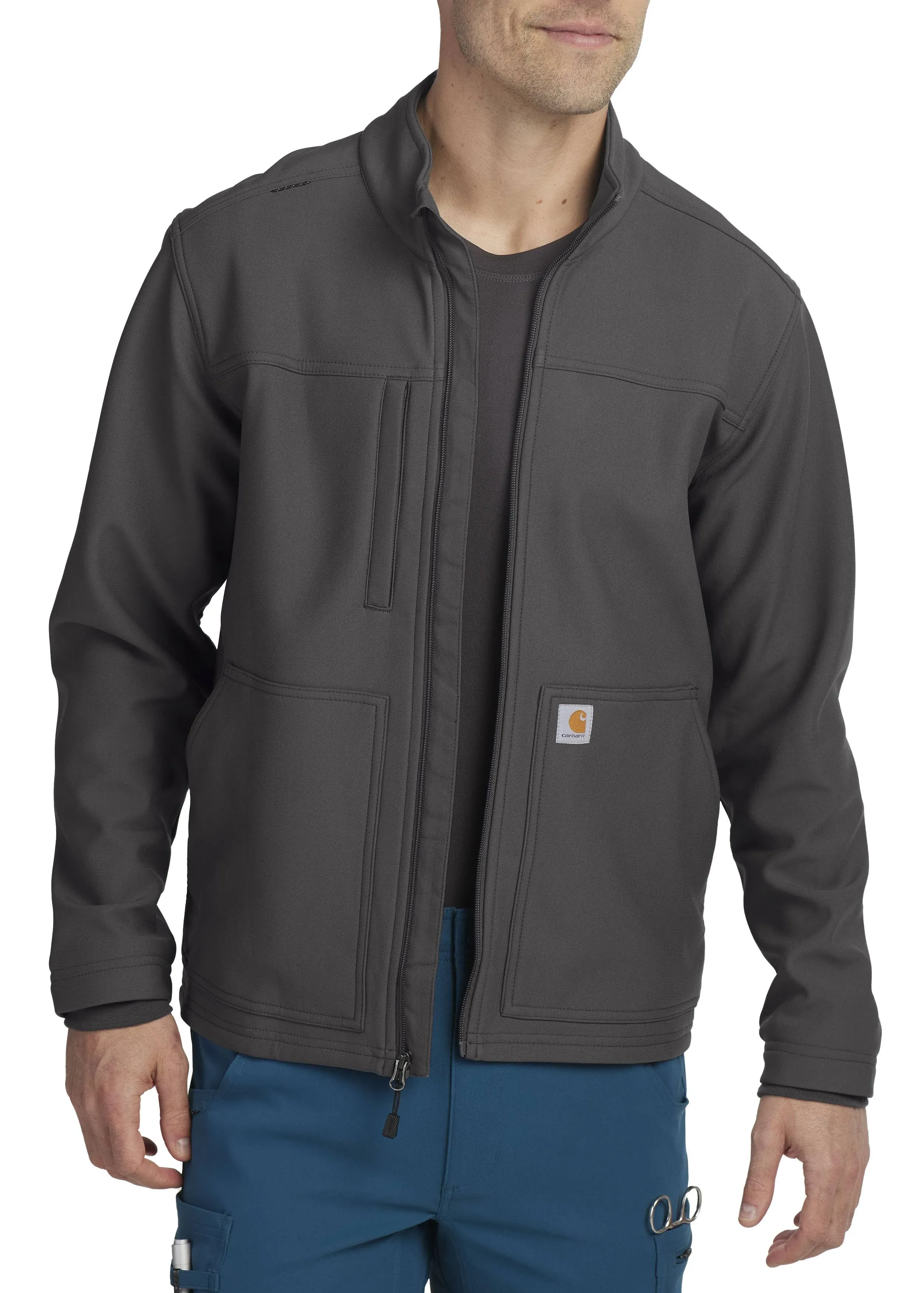 Carhartt Men's Bonded Fleece Jacket, Pewter