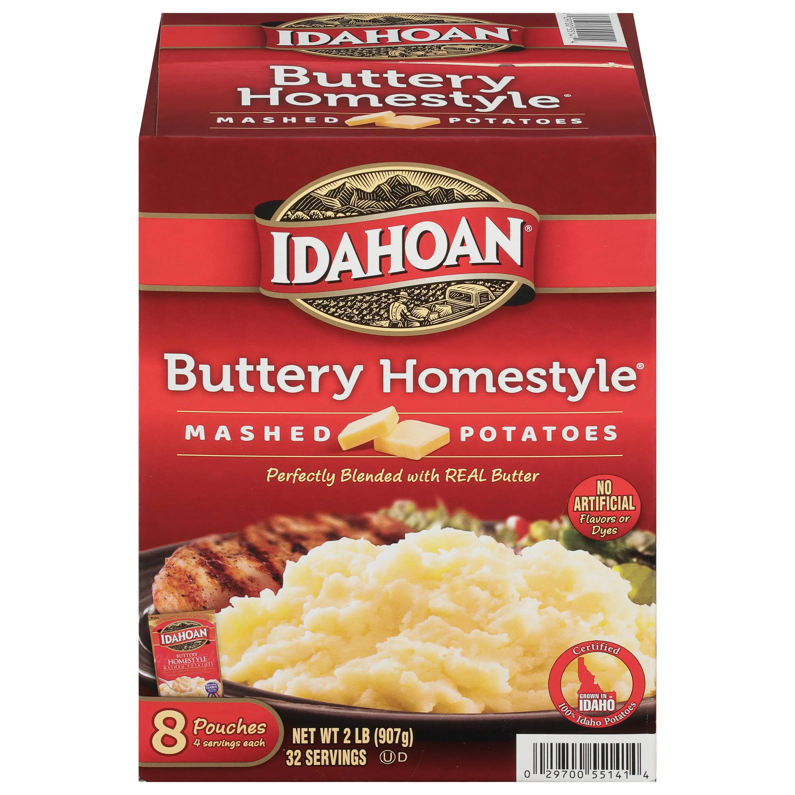 Idahoan Buttery Homestyle Mashed Potatoes Cup -1.5oz