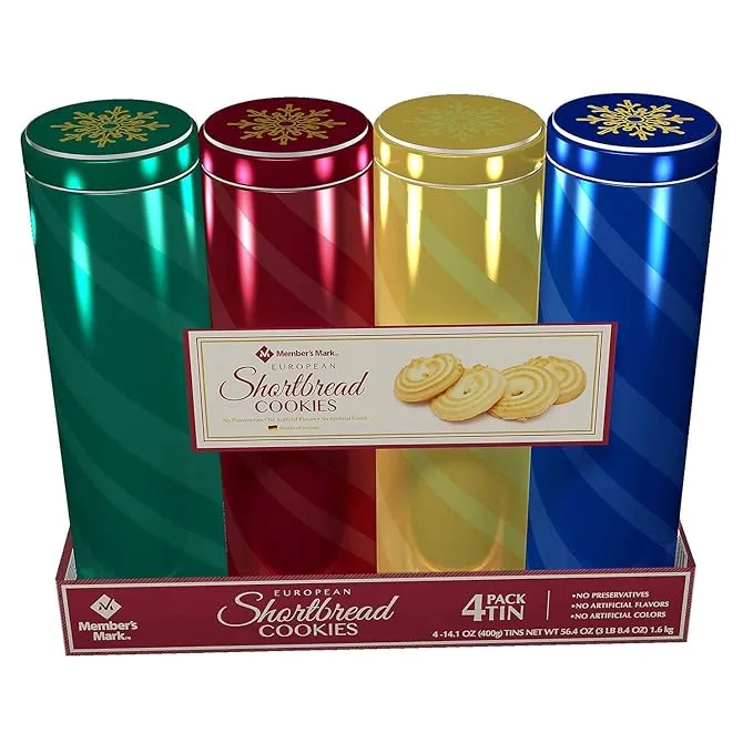 Member's Mark European 4-Pack Shortbread Cookies