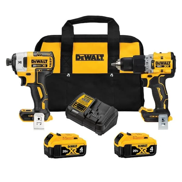 DEWALT 20V MAX XR BRUSHLESS 2 TOOL COMBO KIT (DCK249M2)