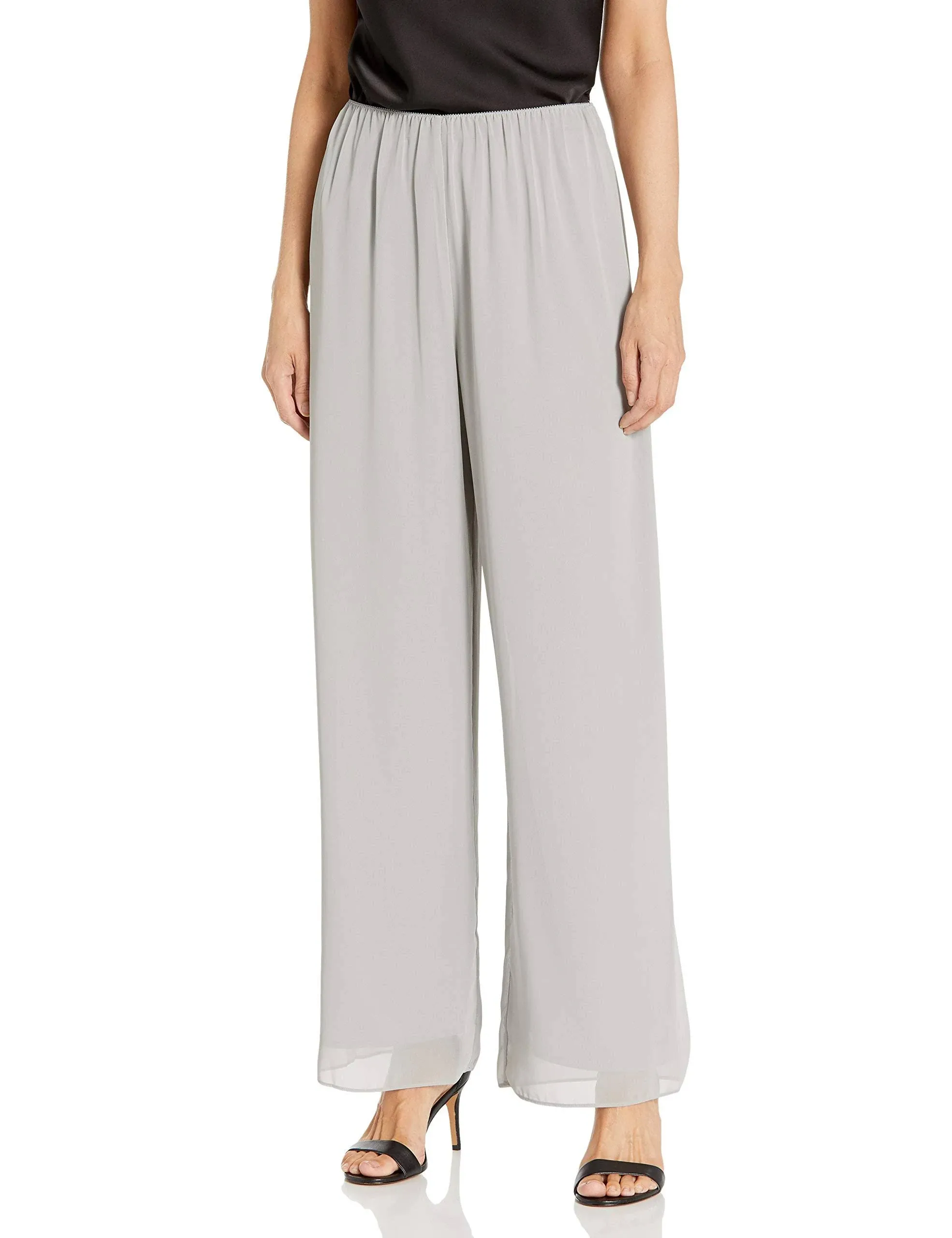 Alex Evenings Women's Full Length Straight Leg Dress Pant (Regular and Petite)