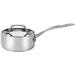 Cuisinart Custom-Clad 5-Ply Stainless Steel Saucepan with Lid | 1 qt.