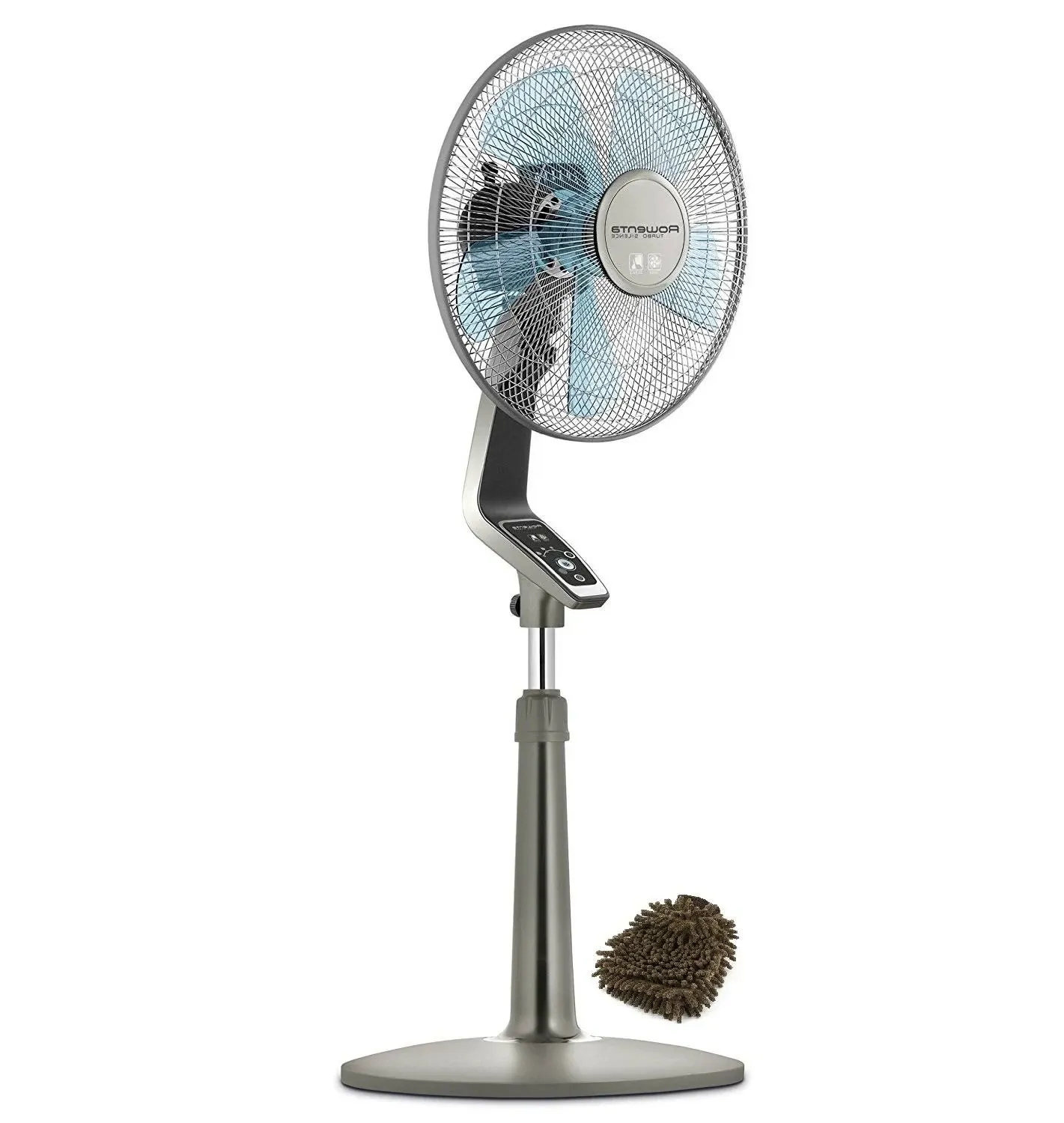 Rowenta, Pedestal Fan Turbo Silence Standing Floor Fan with Remote 53 Inches