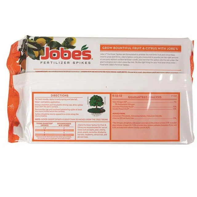 Jobe's Fertilizer Fruit/Citrus Spikes