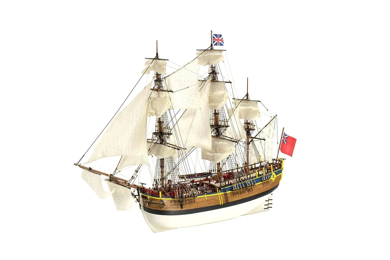 ARTESANIA HMS Endeavour. 1:65 Wooden Model Ship Kit