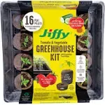 Plantation J616GS 16 Pellet Seed Starter Greenhouse Tomato Kit with Superthrive