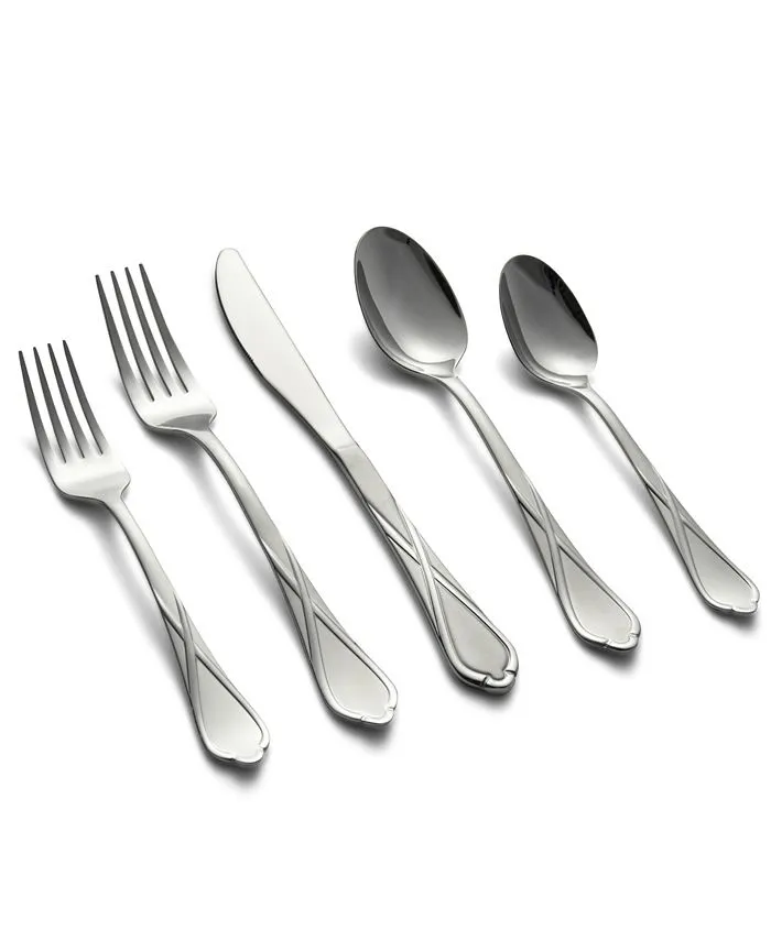 Cambridge Heather Sand 18/0 20-Piece Flatware Set